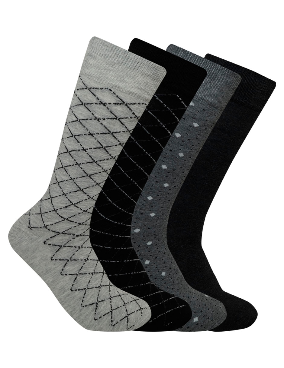 Set de calcetín JBE de bambú para hombre 4 pares