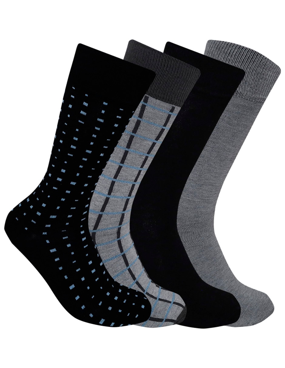 Set de calcetín JBE de bambú para hombre 4 pares