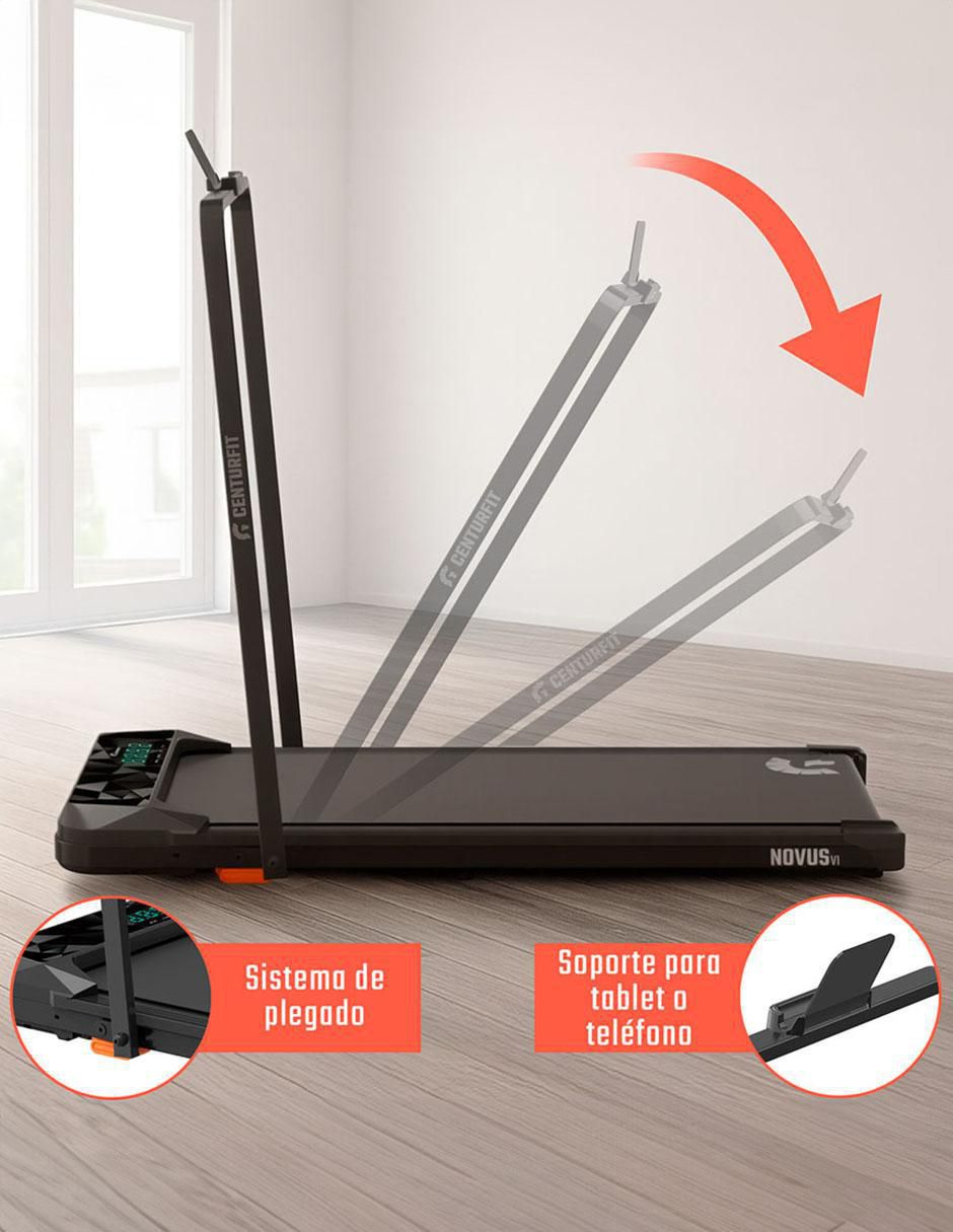 Caminadora semiprofesional Centurfit MKZ-WAPAD3007W plegable