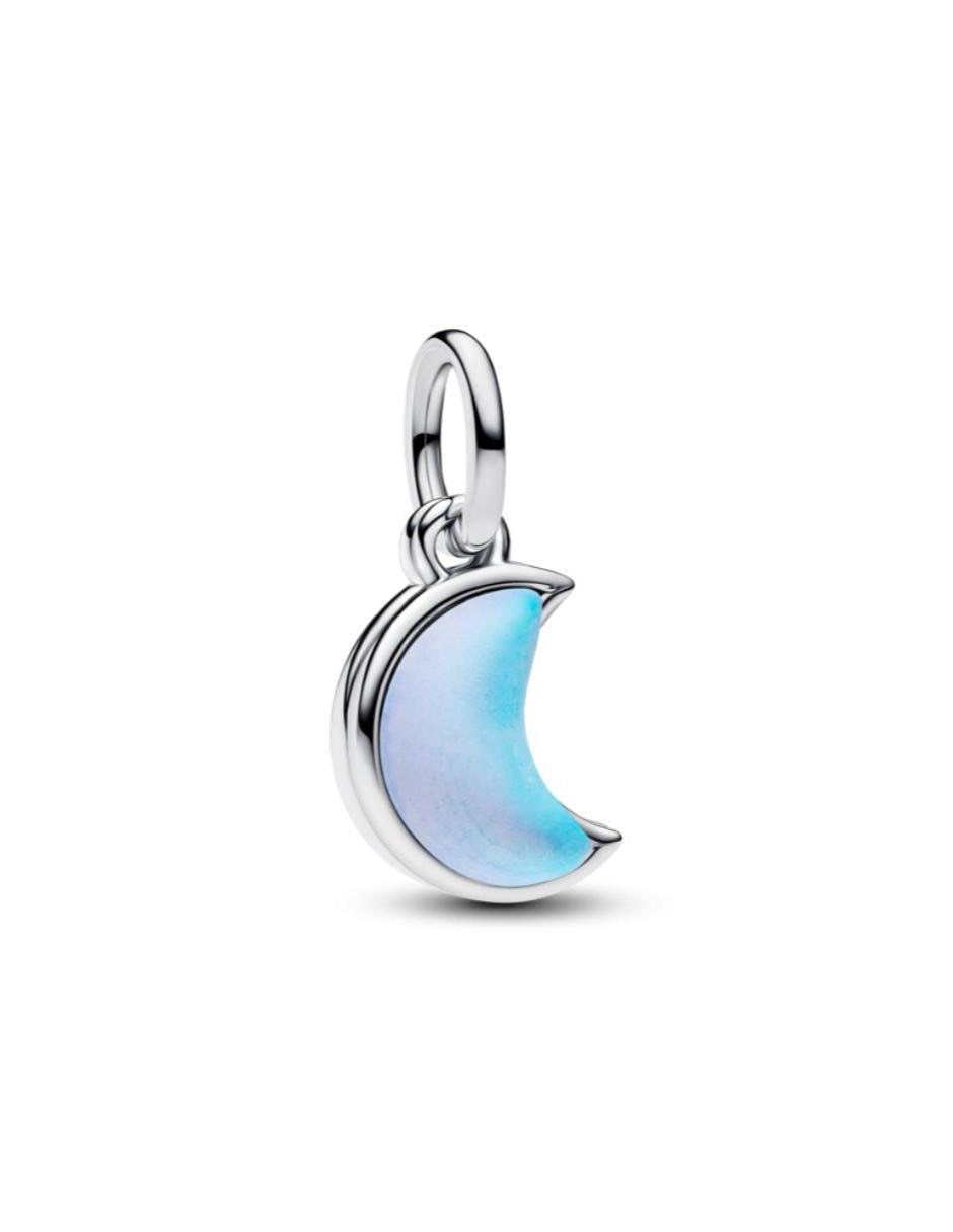 Charm de luna moments de plata P 925 cristal Charm de luna moments de plata P 925 cristal