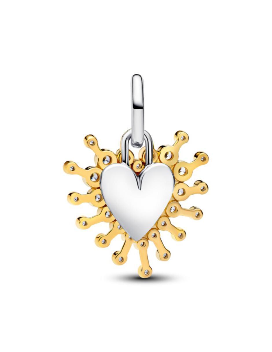 Charm de corazón Pandora moments de plata P 925 zirconia cúbica
