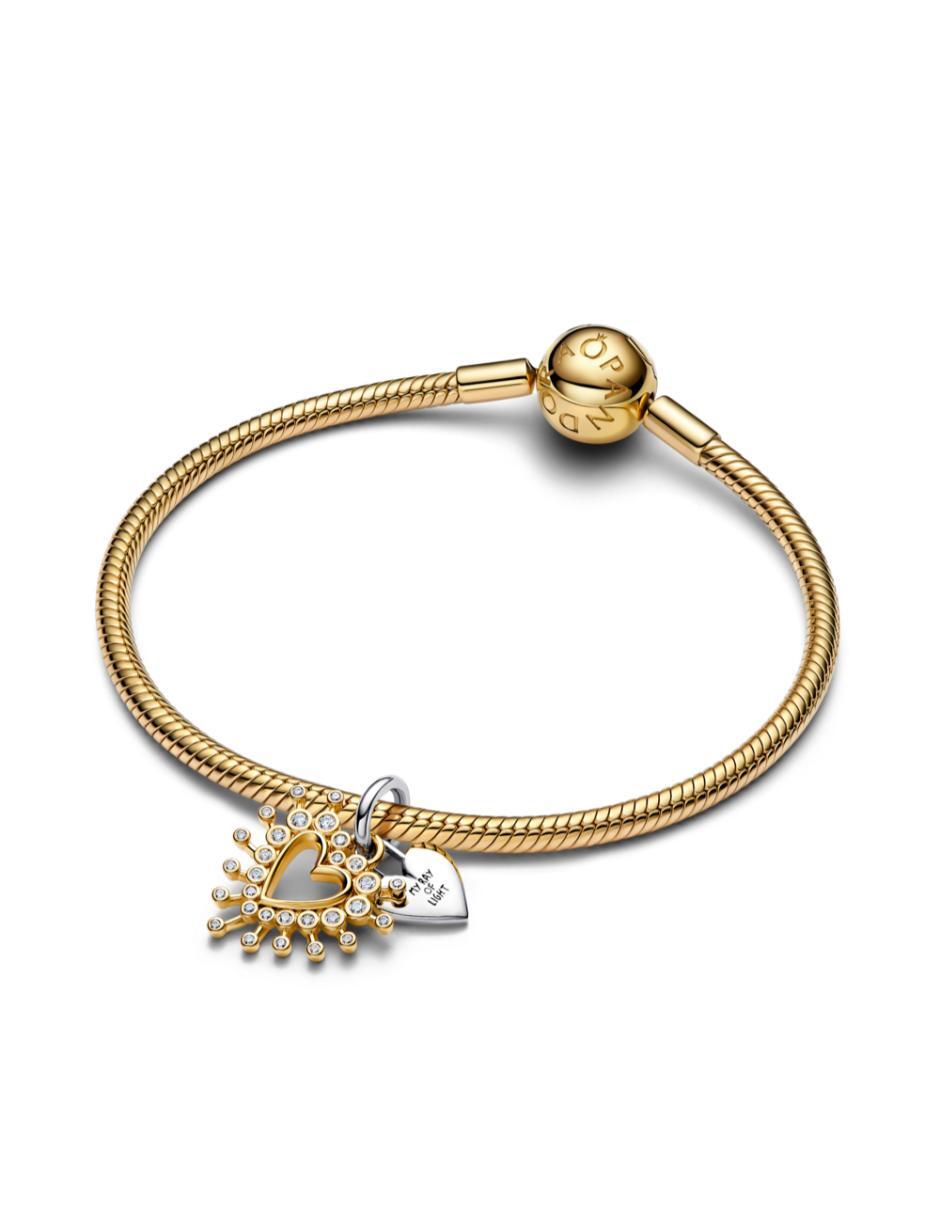 Charm de corazón Pandora moments de plata P 925 zirconia cúbica