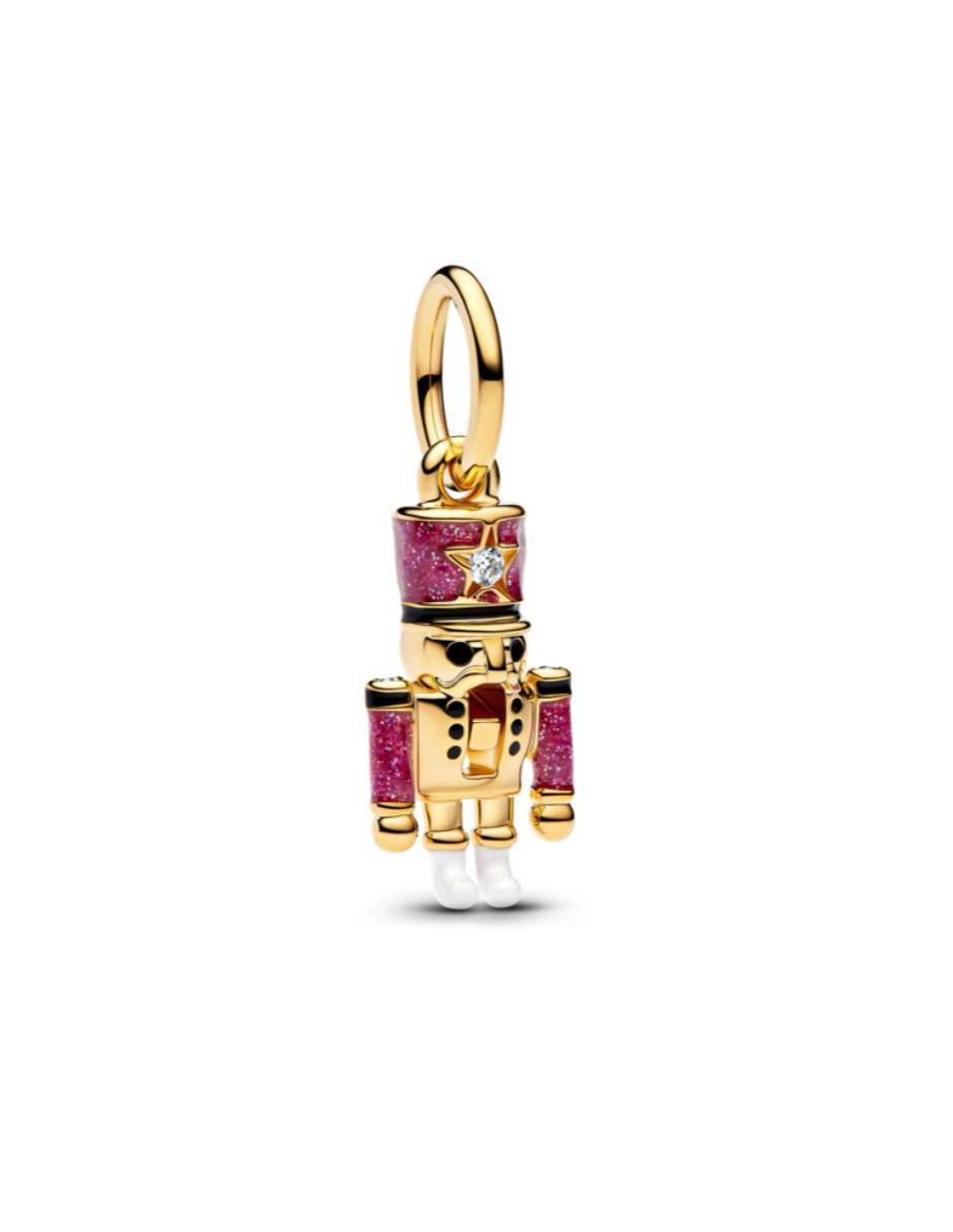 Charm de cascanueces moments de plata P 925 zirconia cúbica