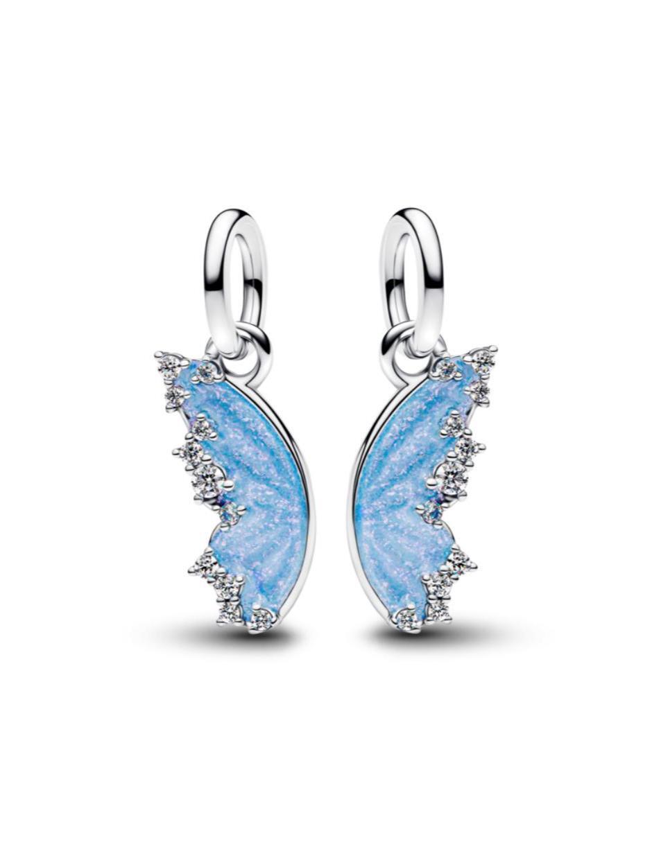 Charm de mariposa moments de plata P 925 zirconia cúbica