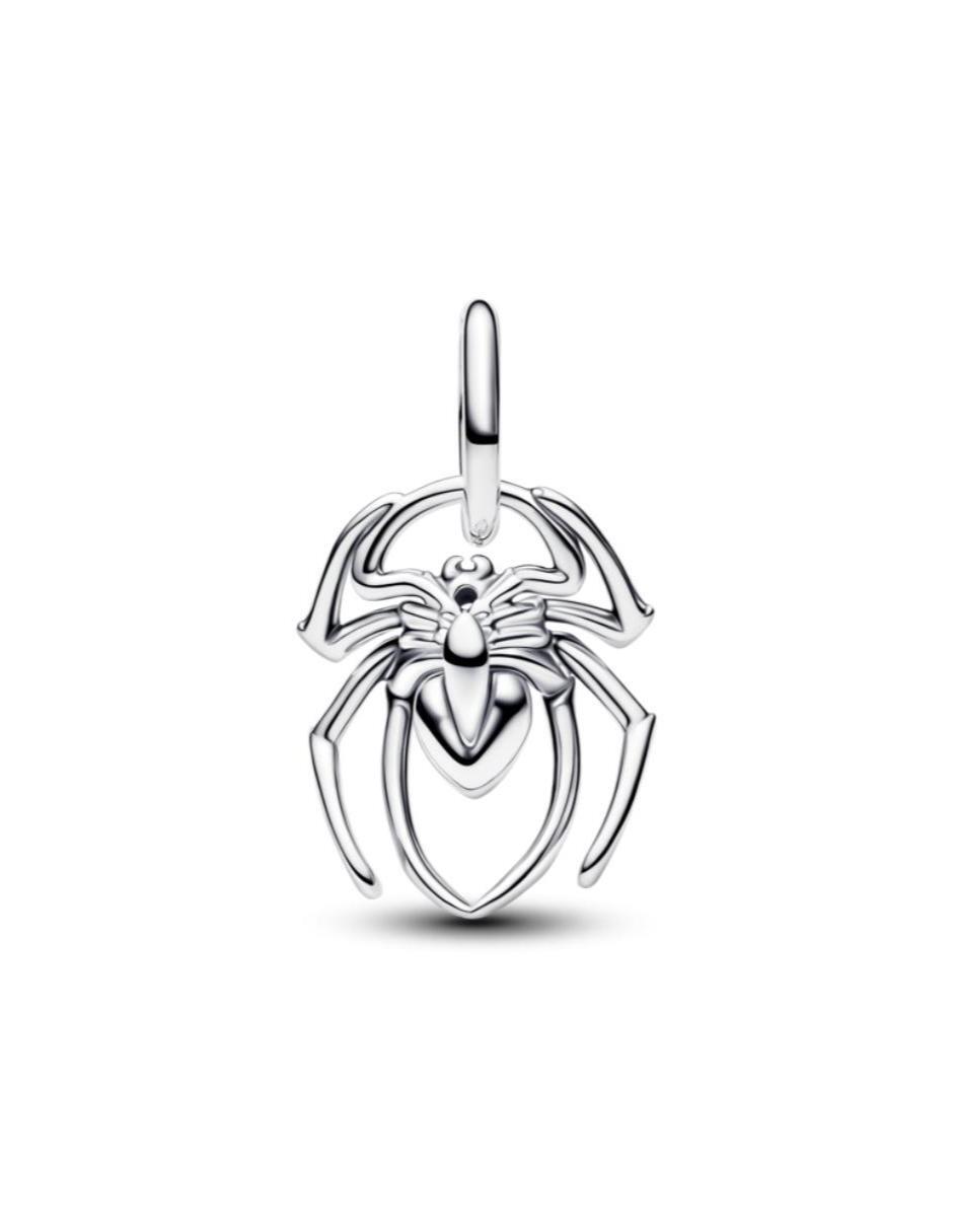 Charm de araña Pandora marvel spider-man de plata P 925 cristal