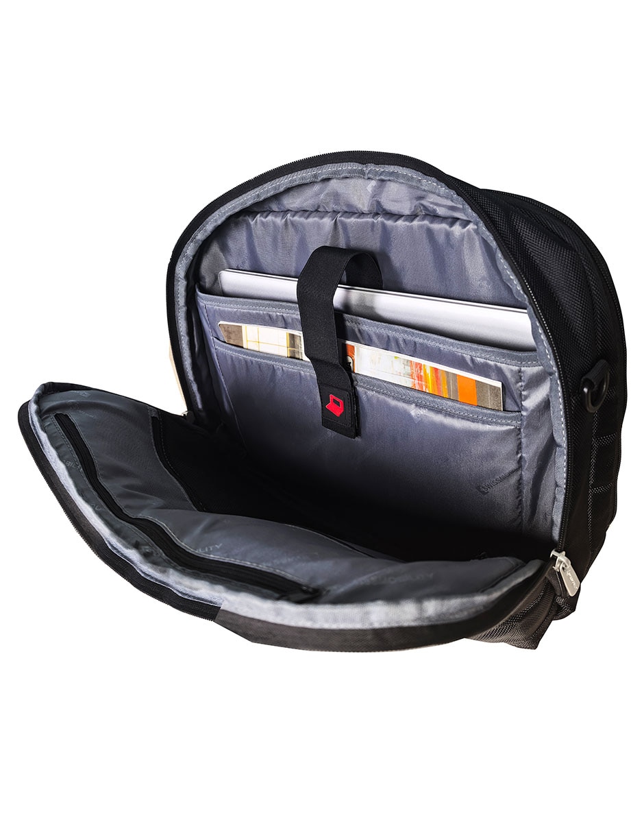 Maletín Swissmobility Rigi-117bk con compartimiento para laptop 17 pulgadas