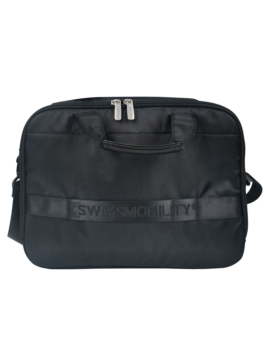 Maletín Swissmobility Rigi-117bk con compartimiento para laptop 17 pulgadas