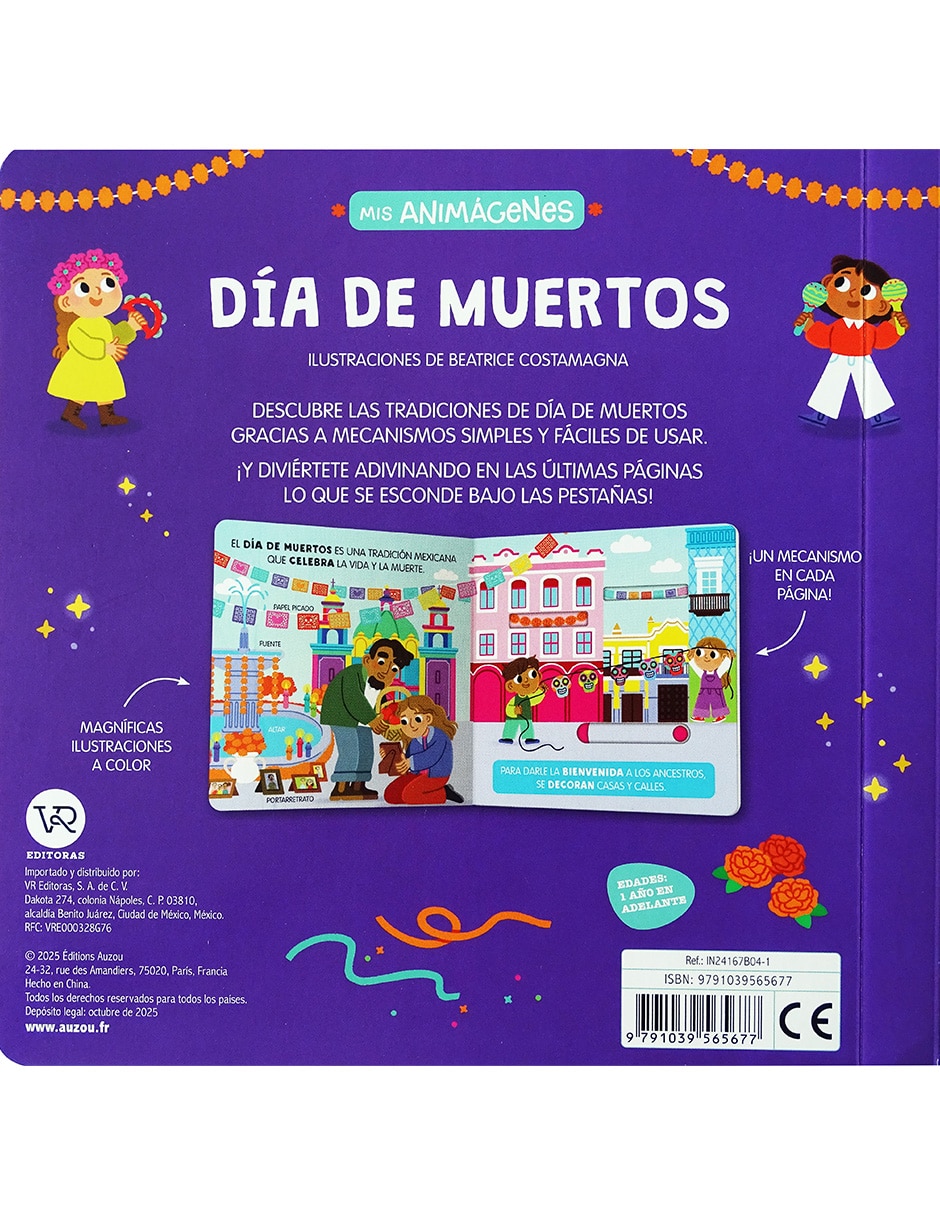 Libro Mis animágenes día de muertos de Beatrice Costamagna 3