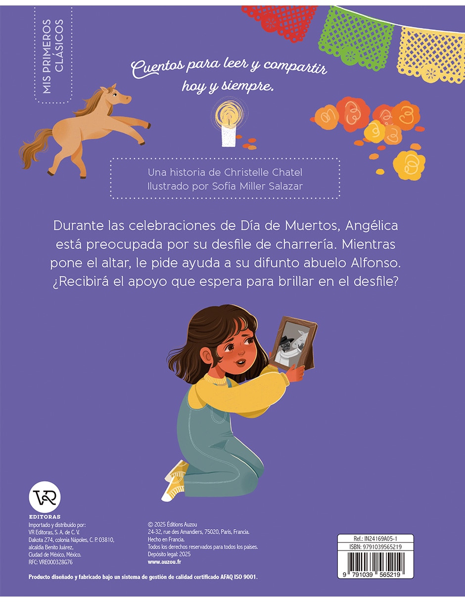 Libro Un deseo en Día de muertos de Sofía Miller Salazar (ilustradora)