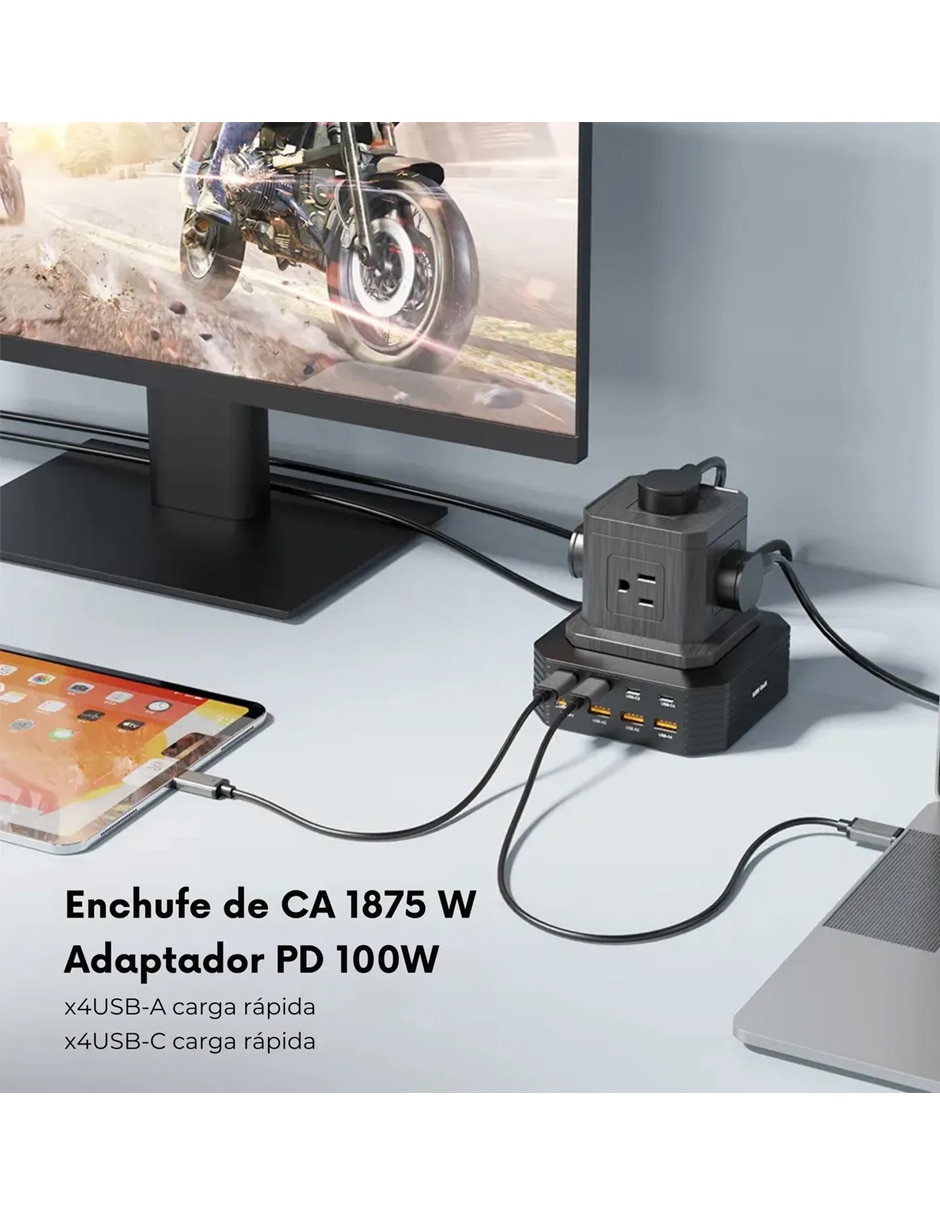 Multicontacto MR. Gadgets de 12 contactos