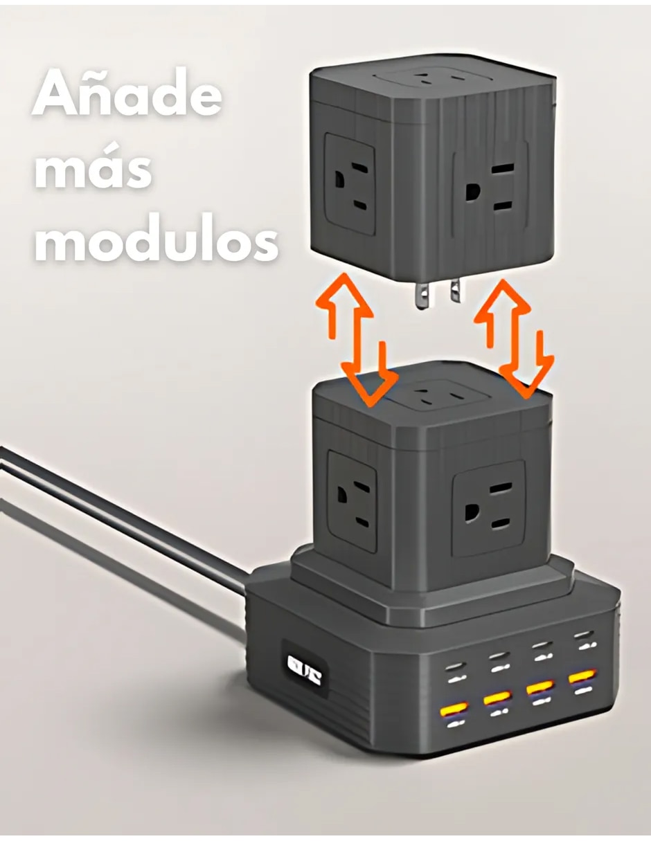 Multicontacto MR. Gadgets de 12 contactos