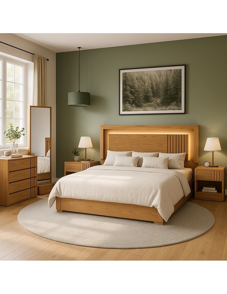 Set recamara Kessa de MDF