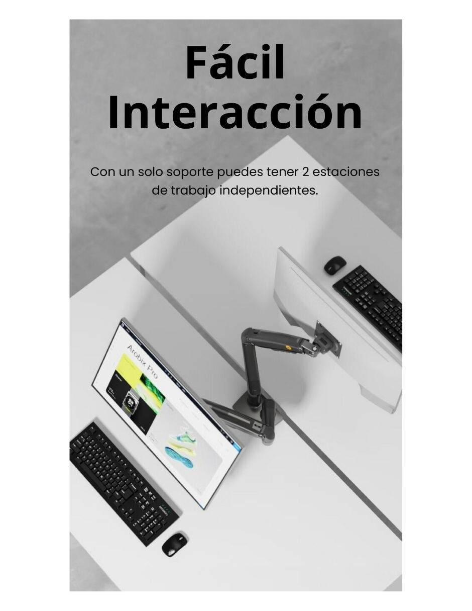 Soporte North Bayou para monitor articulado 24-65 pulgadas 2
