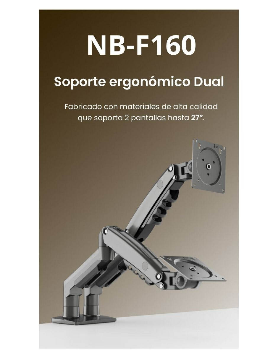 Soporte North Bayou para monitor articulado 24-65 pulgadas 5