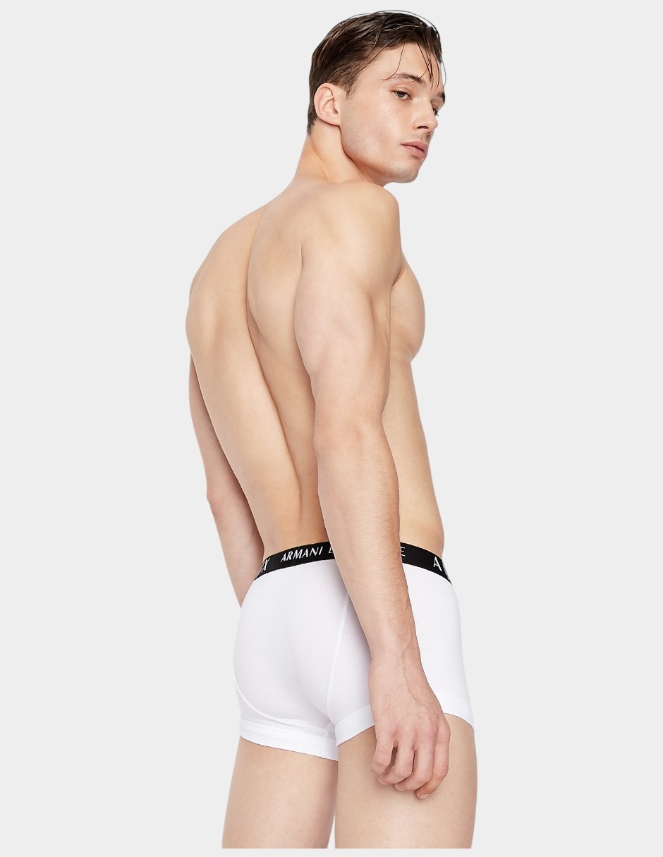 Set bóxer trunk Armani Exchange de algodón para hombre 3 piezas