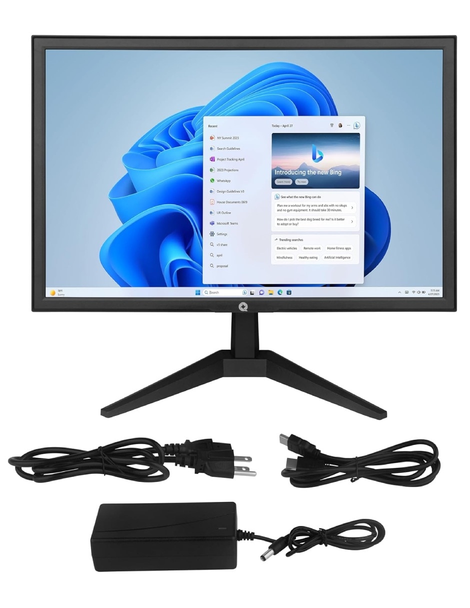 Monitor OfficeMate QMF-LED19-01 HD 19 pulgadas 2