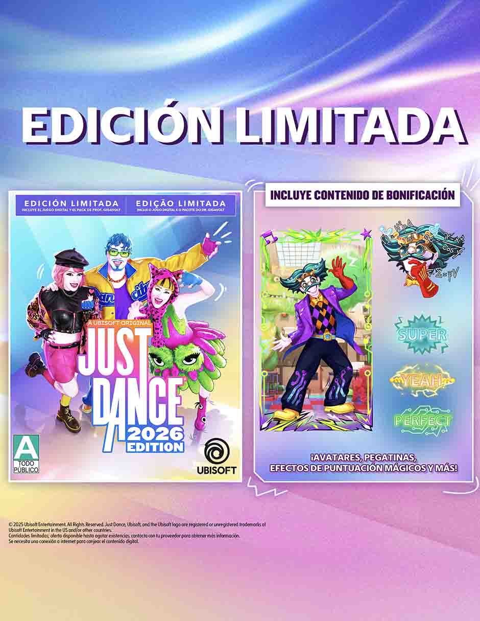 Just dance 2026 estándar Nintendo switch 3