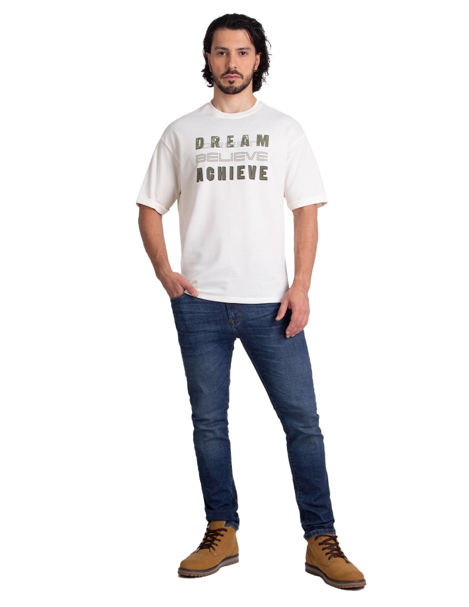 Playera cuello redondo para hombre 2