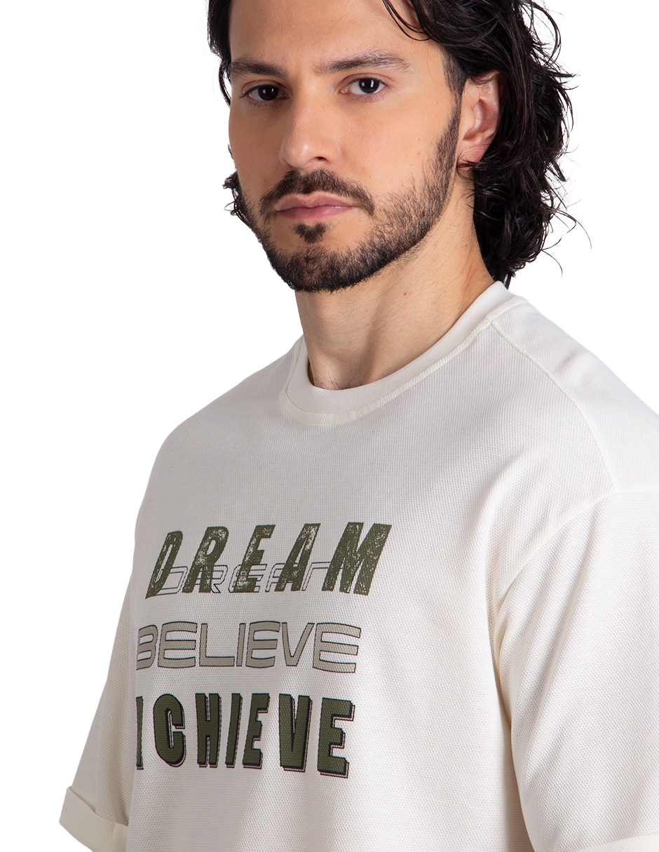 Playera cuello redondo para hombre 4