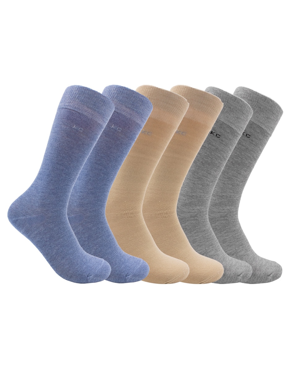 Set de calcetín comfort de algodón para hombre 3 pares Set de calcetín comfort de algodón para hombre 3 pares