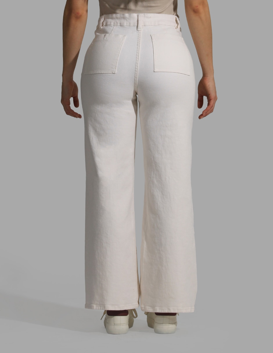 Jeans wide leg Oh Pomp para mujer