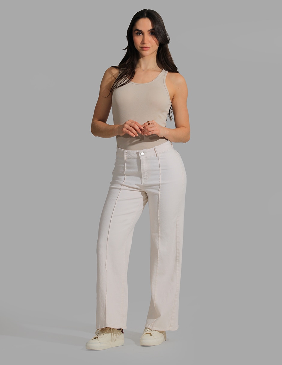 Jeans wide leg Oh Pomp para mujer