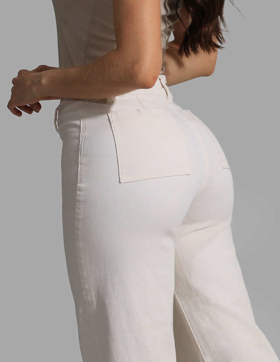 Jeans wide leg Oh Pomp para mujer